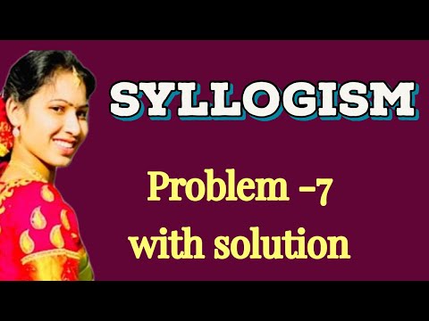 Syllogism Competitive reasoning problem and solution