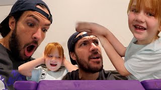 TRAPPED INSiDE the iPAD?!  Adley & Dad play a 