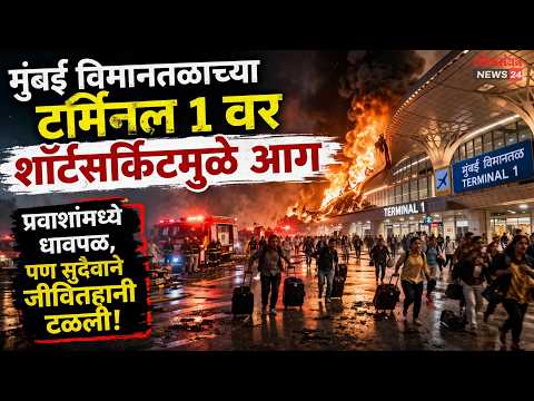 मुंबई विमानतळाच्या टर्मिनल १ वर शॉर्टसर्किटमुळे आग; प्रवाशांमध्ये धावपळ, पण सुदैवाने जीवितहानी टळली!