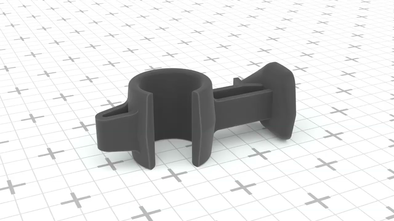 Moore Unidrill Distribution Nylon Shutter A400 3D Print Model
