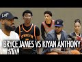 Bryce James Vs Kiyan Anthony Showdown In Front Of LeBron And Carmelo