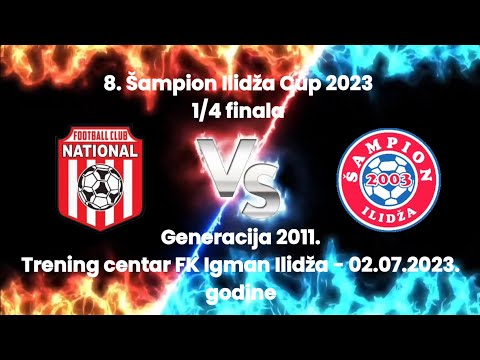 1/4 finala - ŠF National Mostar - ŠF Šampion Ilidža 0:2 (8. Šampion Ilidža Cup 2023)-Generacija 2011