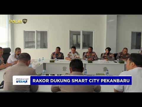 POLDA RIAU GELAR RAKOR REKAYASA LALU LINTAS SMART CITY PEKANBARU