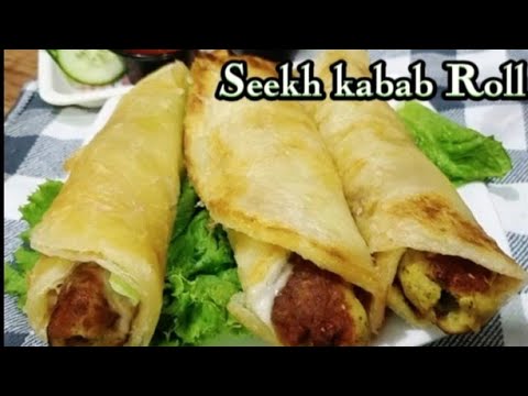 Pakistani style seekh kabab roll by Seema Chef delicious & easy recipe