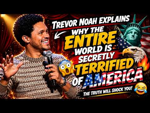 TREVOR NOAH EXPLAINS WHY THE ENTIRE WORLD IS SECRETLY TERRIFIED OF AMERICA 😂🔥