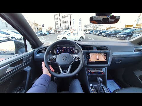 New Volkswagen Tiguan Allspace R-Line 2022 Test Drive POV | 7 Seater