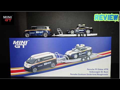 Mini GT - Porsche Roughroads Box Set - Porsche 911 Dakar & Volkswagen ID Buzz - REVIEW