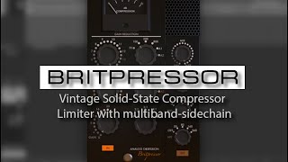 Video thumbnail for Britpressor - Vintage Solid State Compressor / Limiter FREE by VSTshkin