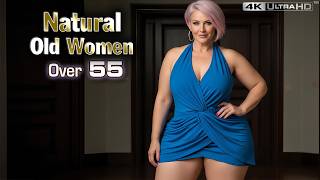 Natural Older Women Over 55 - Look Taller & Slimmer After 50 | The Perfect Halter Dress