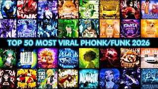 Download lagu TOP 50 MOST VIRAL PHONK/FUNK 2026 SONGS 🎵 PLAYLIST 🎵 mp3