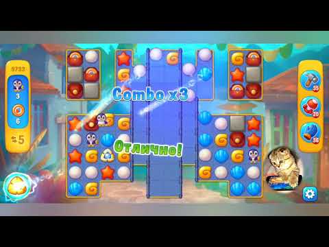 Fishdom 2022, no Boosters,  9733  level  -  прохождение без бустеров,  9733  уровень.