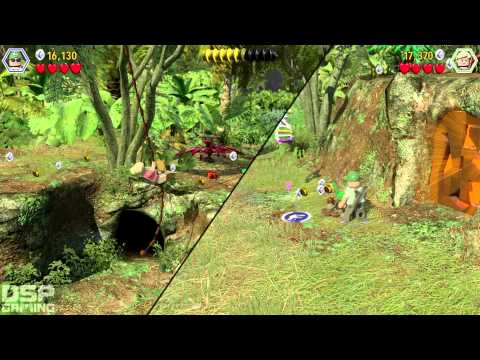 LEGO Jurassic World Co-op pt3 - Dino Doctors/1st Dinosaur UNLOCKED!