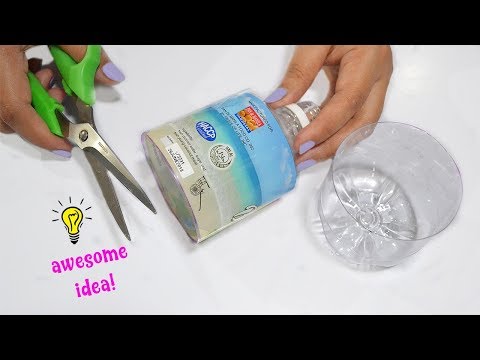 The easy recycled diy using plastic bottle| How To Recycle Plastic Bottle| Best Reuse Idea Video