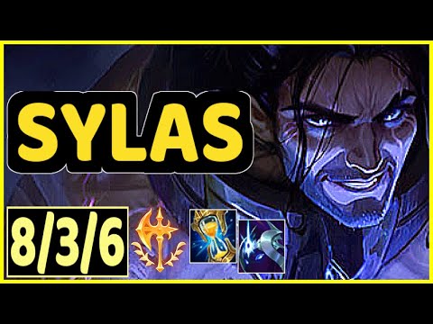 SYLAS VS AZIR - 8/3/6 KDA MID GAMEPLAY CHALLENGER I