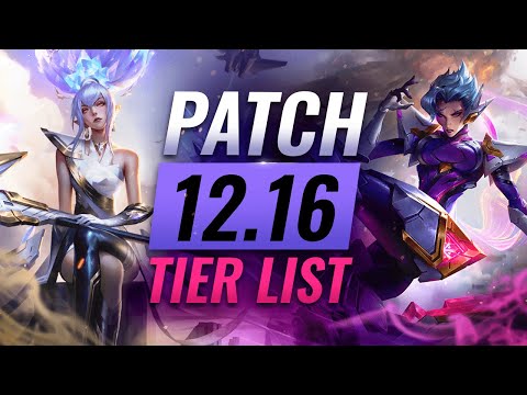 NEW PATCH 12.16 TIER LIST & Rundown: All Changes - League of Legends