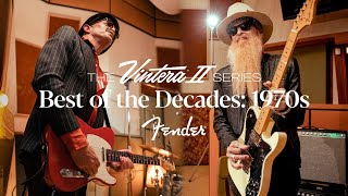 i thought at  break mark that the low end was a bass - especially with him ending on a solo that sounded pretty .. guitar like. - Billy F Gibbons and the BFG's | Vintera II Series | Fender