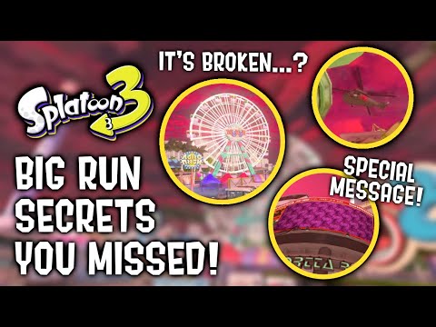 Big Run SECRETS & Fun Details You Missed in Splatoon 3