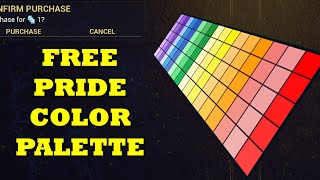Warframes Free Pride Month Color Palette | Somehow Creates Outrage