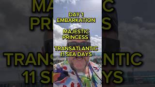 DAY 1 MAJESTIC PRINCESS TRANSATLANTIC CRUISE EMBARKATION #cruise #travelvlog #Princesscruises #