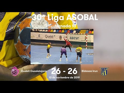 LIGA ASOBAL J10: Quabit Guadalajara - Bidasoa Irun 26-26