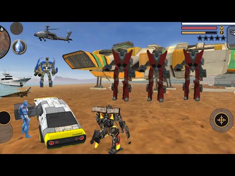 Vegas Crime Simulator (Naxeex Transformers Fight Car Robot Gangs) Car Robots - Android Gameplay HD