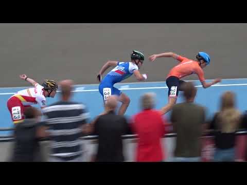 1/4 final 500m junior Men 3 (European Championships Inline Skating 2018)
