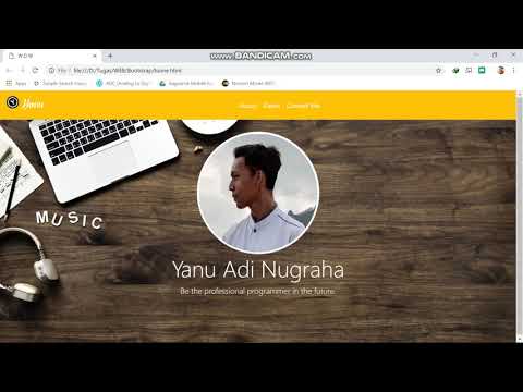Tutorial Front End Using Bootstrap 4 in My Website