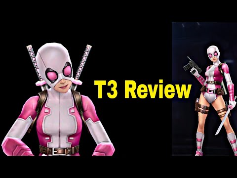 Gwenpool T3 Review And WBL Test Without Uniform - Marvel Future Fight