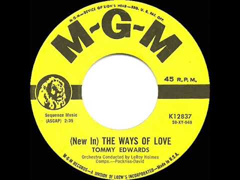 1959 HITS ARCHIVE: (New In) The Ways Of Love - Tommy Edwards