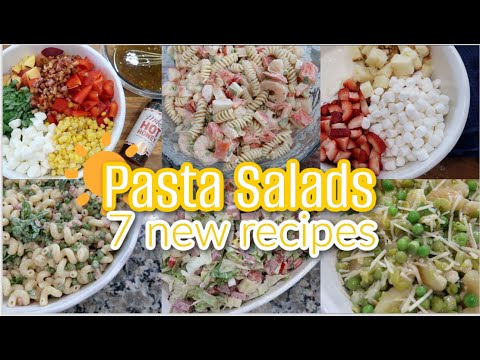 7 EASY Pasta Salad Recipes for Summer 🌿 Crowd-Pleasing Side Dishes for BBQs, Picnics & Potlucks!
