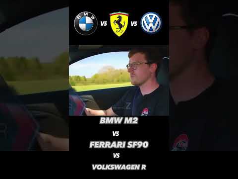 Thumbnail for BMW VS FERRARI VS VOLKSWAGEN #bmw #viral #shorts by Ferrari, Supercar, BMW, Volkswagen, Car