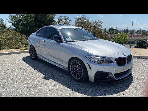 BMW M240i with Apex wheels and H&R springs