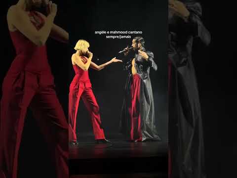 #Mahmood e #Angèle cantano ‘Sempre/Jamais’ ✨✨ #concerto #live #music #video #youtubeshorts