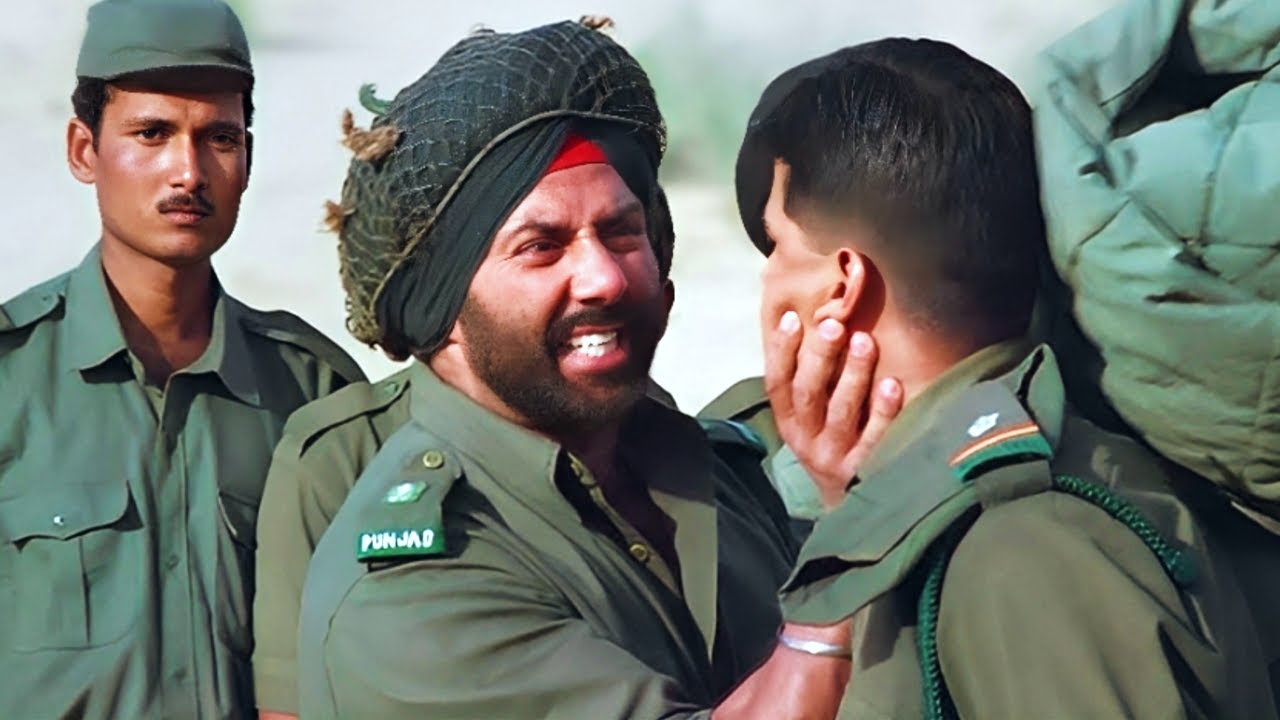 Hum Border Par Lad Rahe Hain Aur Tujhe Chutti Chahiye! | Sunny Deol Dailogue | BORDER MOVIE