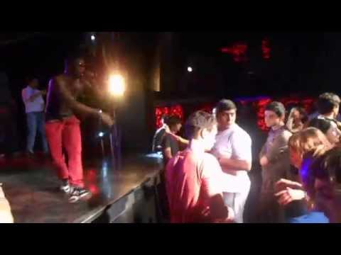 Goals Rider perform shawty at NightOffice club, African night in Georgia