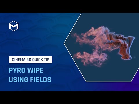 #C4DQuickTip 144: Pyro Wipe Using Fields in Cinema 4D