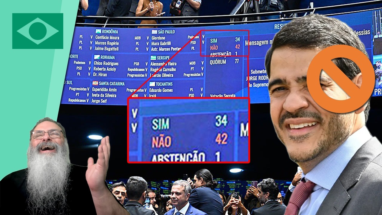 DIA HISTÓRICO! SENADO reprova BESSIAS em RECADO ao STF e ao GOVERNO LULA que FICA SEM SUSTENTAÇÃO