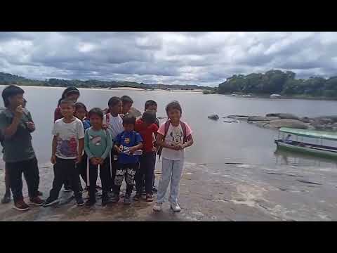 Children from the Garcitas Educational Center in Puerto Carreńo, Vichada.