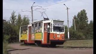 preview picture of video 'Osinniki tram // Осинниковский трамвай'