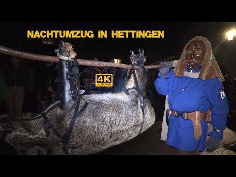 Fasnet Umzug in Hettingen, Nachtumzug