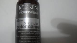 redken for men color camo 5-10 min. camouflage color - medium ash review