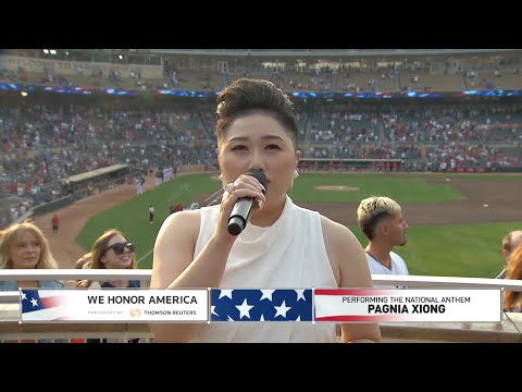 Pagnia Xiong - National Anthem at MN Twins Game (Official Video)