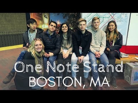 One Note Stand Goes To Boston! | BOSS 2017