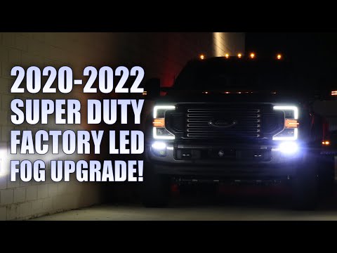 2020-2022 Ford Super Duty factory LED Fog Light Upgrade!