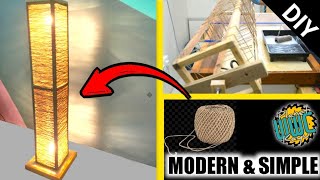 DIY | Making A Stand Lamp | How To Make Floor Lamp Lampu Lantai | Cara membuat Lampu Hias