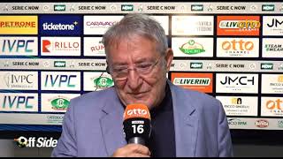 benevento carrarese il commento del presidente vigorito