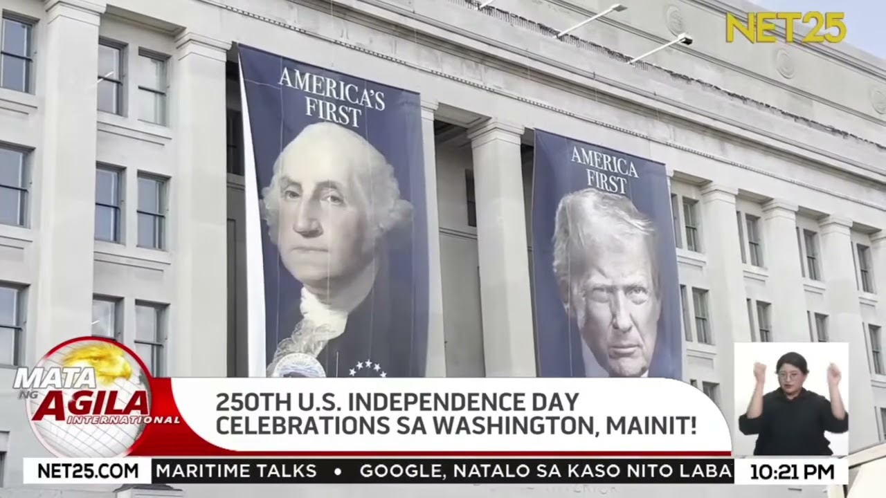 Washington DC, sentro ng U.S. Independence Day