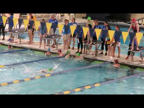 2019.06.09 Aquagirlusa is a anchor in 4 x 50 freestyle relay