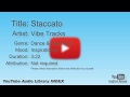 Staccato Vibe Tracks Dance Electronic Inspirational YouTube Audio Library BGM
