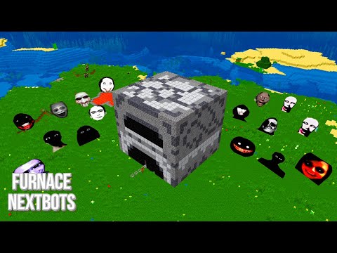 SURVIVAL FURNACE HOUSE WITH 100 NEXTBOTS in Minecraft - Gameplay - Coffin Meme
